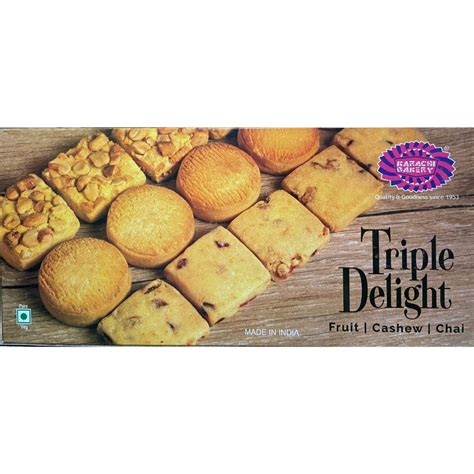 Karachi Bakery Triple Delight Chai and Fruit Biscuits, 600 g : Amazon ...