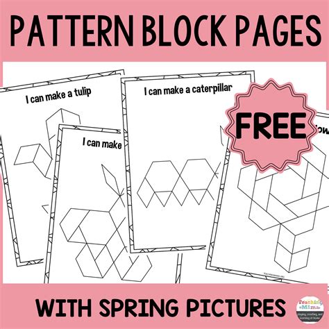 Image result for Spring Pattern Block Templates
