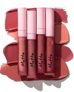 HUDA BABY Sensational Nude Beauty Lip Shades: 4 Classic Matte Lipstick ...