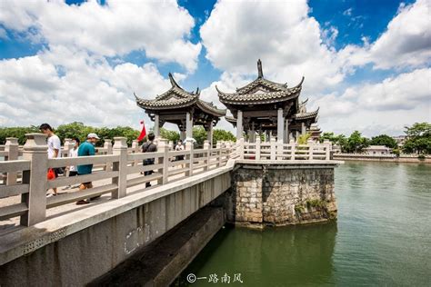 广东潮州的千年古桥，18艘小船组成的浮桥，白天闭合晚上开启【大海去旅行】
