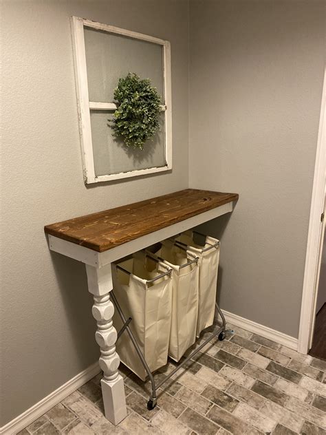 Farmhouse Laundry Folding Table