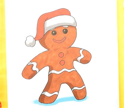 How To Draw A Gingerbread Man: 10 Easy Drawing Projects