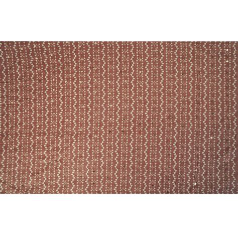 Buy Brown Color Printed and Sequins Embroidered Cotton Fabric 73012/3 ...