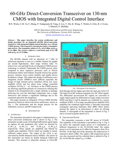 Direct-Conversion Computer Transceiver 的图像结果