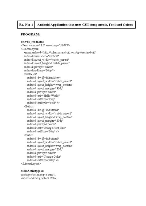 MAD F - RECORD: Android Applications with GUI, Layouts, and Database ...