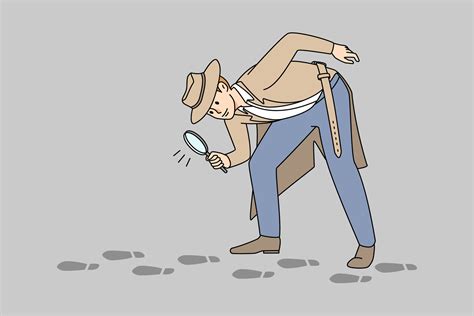 Detective Magnifying Glass Drawing