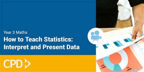 Statistics in Y3: Interpret & Present Data CPD video