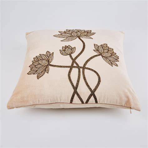 Buy Eternity Vivere Embroidered Filled Cushion - 40x40cm from Home ...