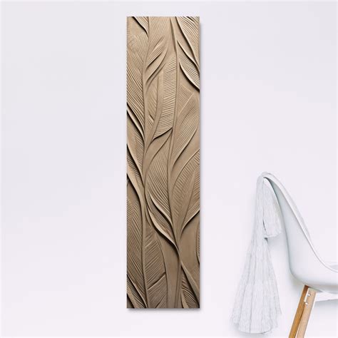 Long Narrow Wall Art, Tall Narrow Wall Art, Vertical Wall Art, Long ...
