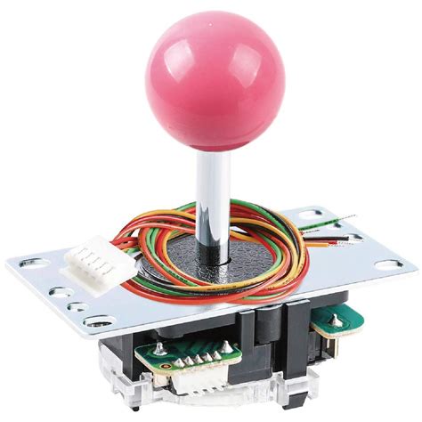 SANWA JLF-TP-8YT Joystick Pink Original - for Arcade Jamma Game 4 & 8 ...
