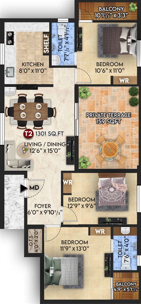 ATH Cosmo in Pammal, Chennai - Price, Location Map, Floor Plan ...