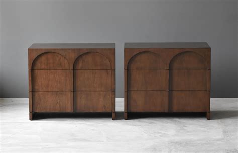 T.H. Robsjohn-Gibbings, Rare "Colosseum" Chests, Walnut, Widdicomb ...