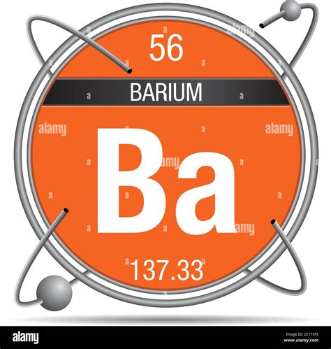 Barium atom Stock Vector Images - Alamy