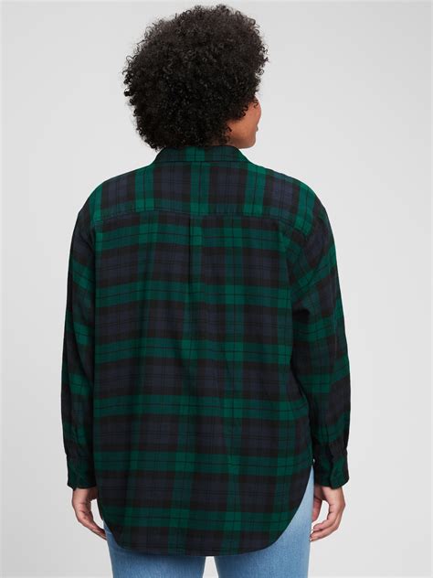 Oversized Flannel Shirt | Gap