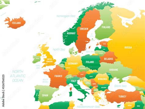 Image result for Basic Map of Europe