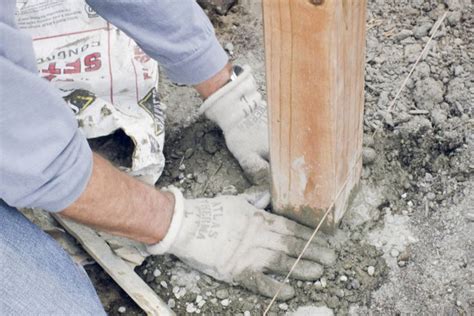 Image result for How to Set a Fence Post Fast