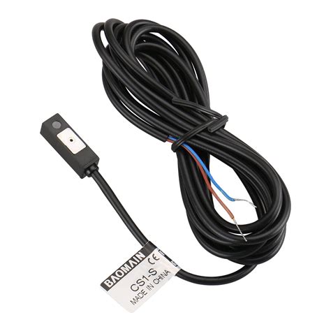 Baomain CS1-S Magnetic Reed Switch Sensor, DC 10–30V, Normally Open (NO ...
