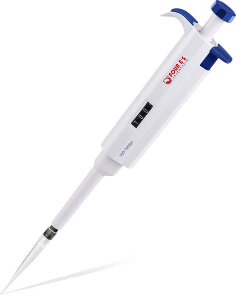 1000uL Micropipette, 1mL Lab Single Channel Micro Pipettes, 100-1000uL ...