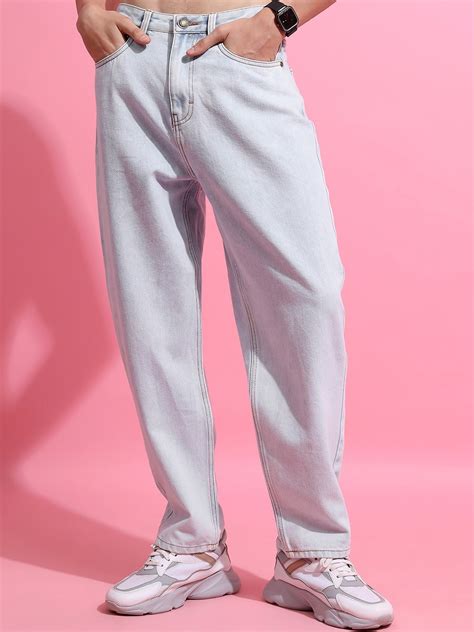 HIGHLANDER Men Drop Crotch Loose Fit Jeans - Price History