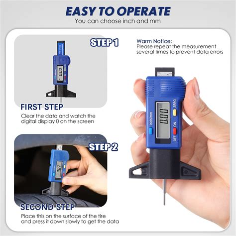 Snapklik.com : LCD Display Tire Thread Measuring Gauge Digital Tire ...