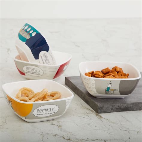 Buy Melina Aleka Happiness Set of 4 Snack Bowl - 500 ml from Home ...