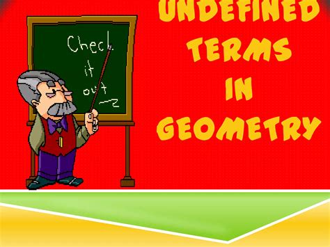 Undefined Terms In Geometry
