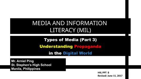 3.MIL 4. Types of Media (Part 3)- Understanding Propaganda in the Digital World.pptx