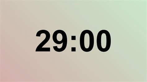 29 Minute Timer with Bomb Blast Finale Countdown with Explosive Finish ...
