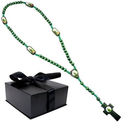 Amazon.com: Rosarios de San Judas Tadeo made of pine wood - Rosarios ...