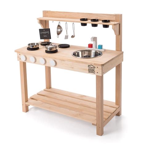 Playhouse Marvellous Mud Kitchen Kids Pretend Kitchen Role Play Wooden ...