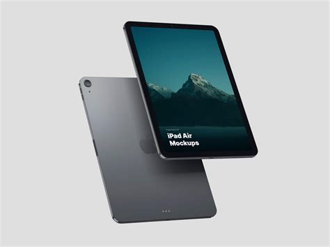 Free iPad Air Mockup PSD – CreativeBooster