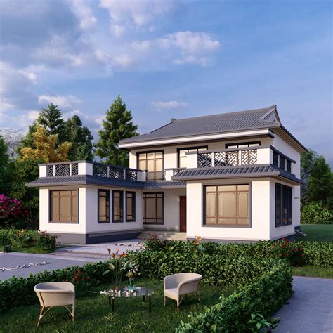 住宅，中式风格，6层 - archgo.cn
