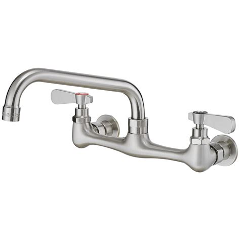 BWE Commercial Kitchen Faucets, Laundry Faucet 8 Inch Center Wall ...