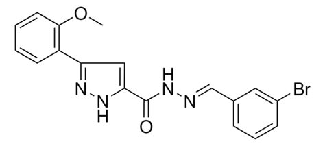 N'-(3-BROMOBENZYLIDENE)-3-(2-METHOXYPHENYL)-1H-PYRAZOLE-5 ...