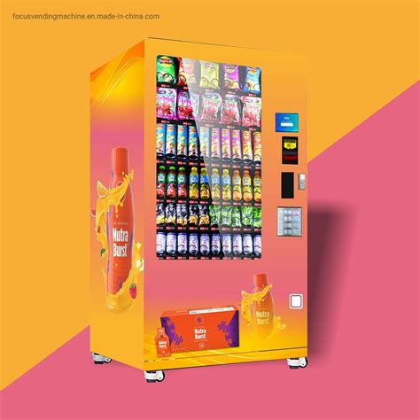 Wholesale Combo Snacks Vending Machine with Refrigerated System Salas ...