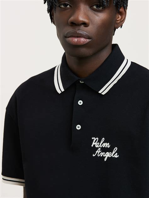EMBROIDERED PALM ANGELS POLO - Palm Angels® Official