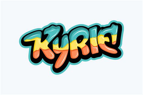 Kyrie Graphic by Boy William · Creative Fabrica | Graffiti names, Kyrie ...