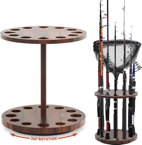 Amazon.com: SEHERTIWY Vertical Fishing Rod Holder, Fishing Rod Storage ...