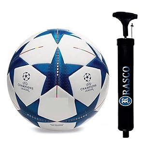 Buy Rasco Football Blue Star Size 5 Made by 3 PLY PVC Online at Low ...