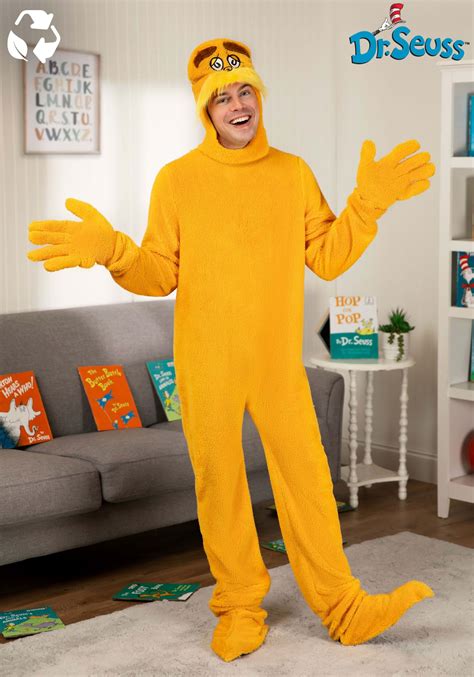 Dr. Seuss Adult The Lorax Sustainable Materials Costume | Dr. Seuss ...