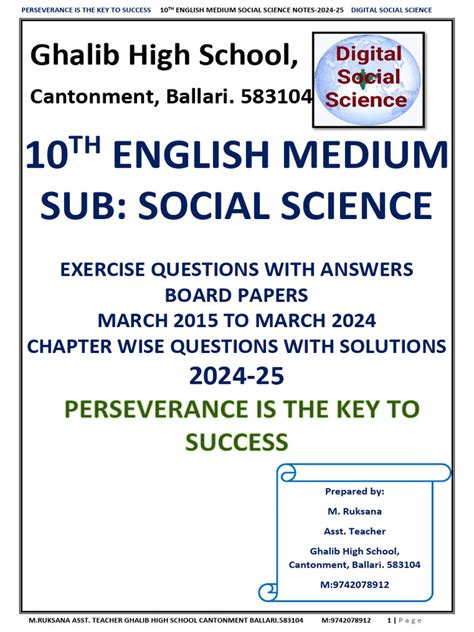 Image result for 10th Class Social Note