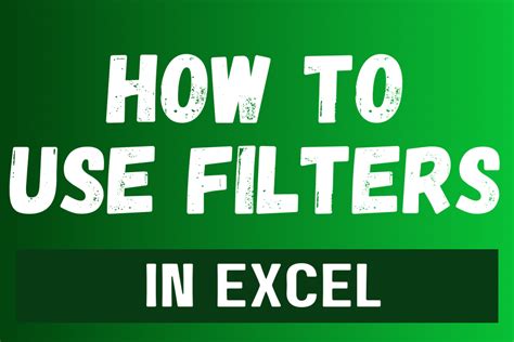 Image result for How to Filter Using Excel