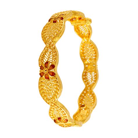 22KT Yellow Gold Bangle for Women – P.C. Chandra Jewellers
