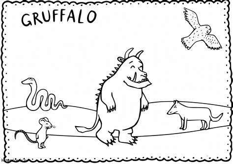 Gruffalo Coloring Pages