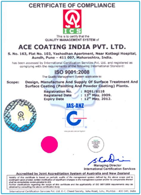 ACE Coating India Pvt. Ltd.