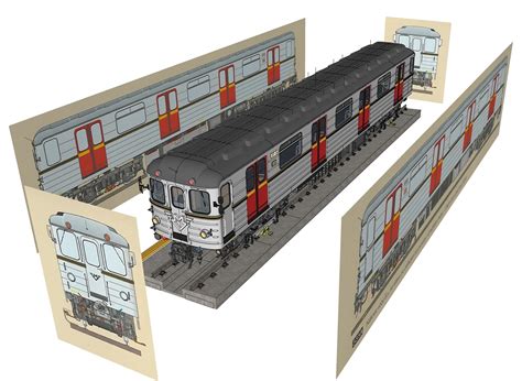 Prague metro 1:25 - 3D printed model - Gallery - SketchUp Community