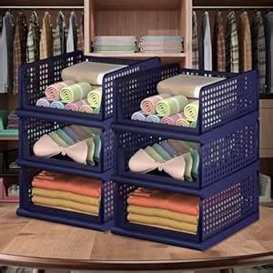 Kuber Industries Pack of 6 Storage Organizer | Cupboard Organizer ...