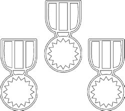 Medal - Free Coloring Pages