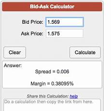 bid prices bid ask calculator bid prices bid ask calculator