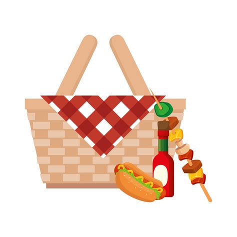 Picnic Basket Vector Art, Icons, and Graphics for Free Download